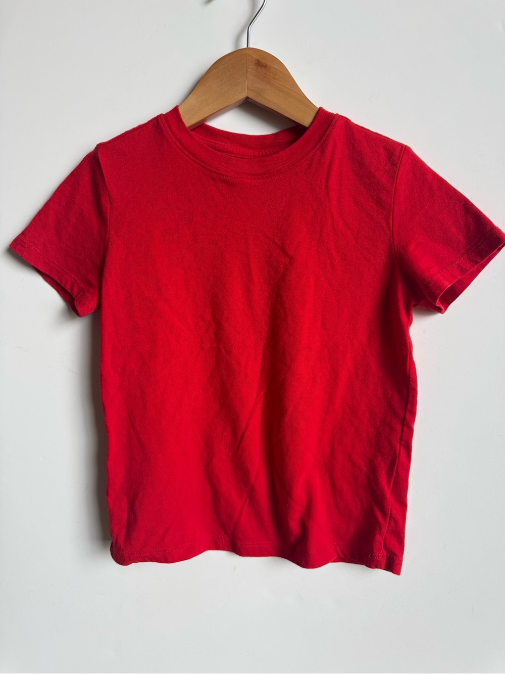 Boys Cat & Jack Red Short Sleeve Crewneck Tee